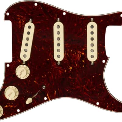 FENDER - Pre-Wired Strat Pickguard Custom Shop Fat 50s SSS Tortoise Shell 11 Hole PG - 0992340500 image 1