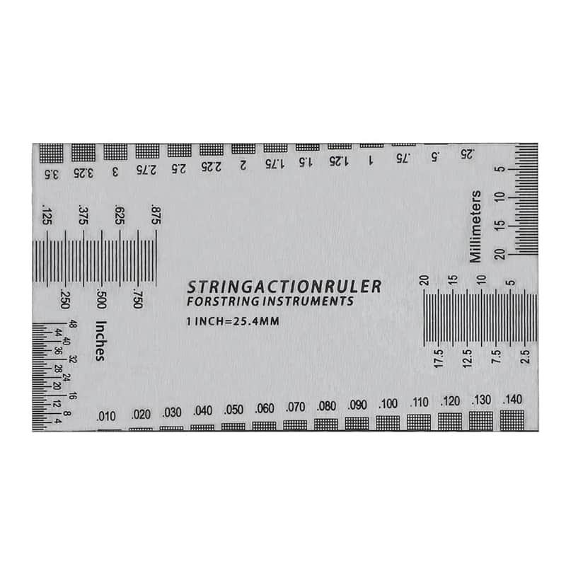Guitar String Action Ruler Gauge Tool Measuring Kit For Electric Bass And Acoustic Guitar image 1