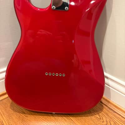 Unbranded Strat-style hardtail - Red sparkle image 9