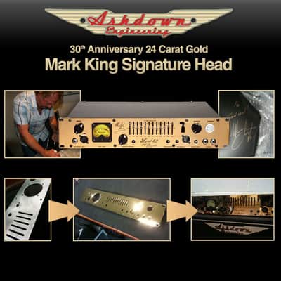 Ashdown Mark King 30th Anniversary 24 Carat Gold  Head Gold *Worldwide FAST S/H image 2