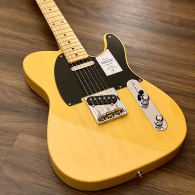 Fender Japan Traditional II 50s Telecaster with Maple FB in Butterscotch Blonde image 1
