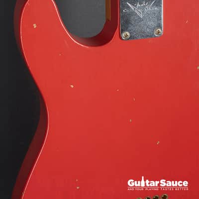 Fender Custom Shop 56 Telecaster Journeyman Aged Fiesta Red 2019 Used (Cod. 1451UG) image 14