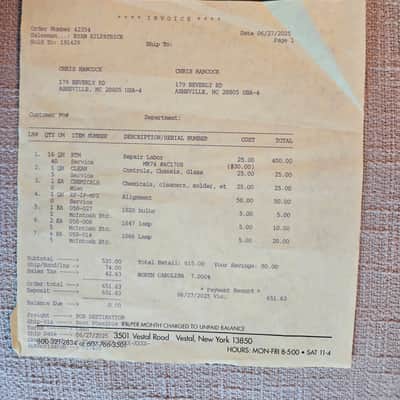 McIntosh MR74 Stereo Tuner image 2
