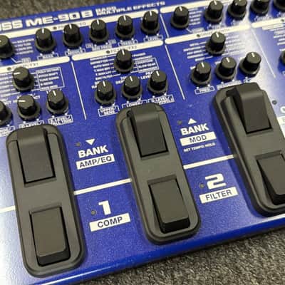 Boss ME-90B Bass Multiple Effects With Carry Bag 2024 - Present - Blue image 4