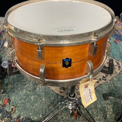 Leedy 6.5x14" Leedy USA Custom Shop / Craviotto Solid Cherry Shell “Relic Series” Snare Drum 2008 #2 of 3!! image 4