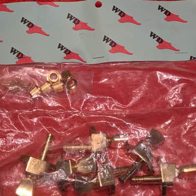 (#T91) WD Kluson Style Gold Firebird Bass / Banjo Tuners.  N.O.S image 3