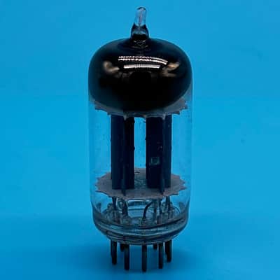 1950s RCA 12AU7 ECC82 Vintage Long Gray Plate D Getter Preamp Tube! T314 image 4