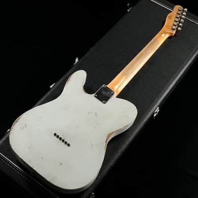 Fender Custom Shop Master Built 1960s Thinline Telecaster Relic Olympic White by Greg Fessler [R128542] (01/15) image 8