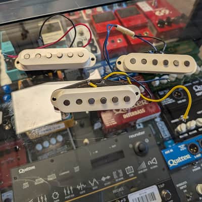 Fender American Standard Stratocaster Pickup Set - Cream Covers (Used) image 1