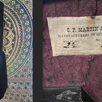 1878-84 C.F. Martin & Company 2 ½ Style 17 Acoustic Guitar with Original Coffin Case image 11