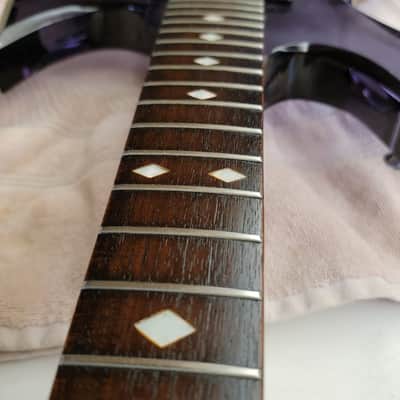 BC Rich Warlock Acrylic Electric Guitar Transparent Purple With BC Rich Gig Bag Excellent Player! image 10
