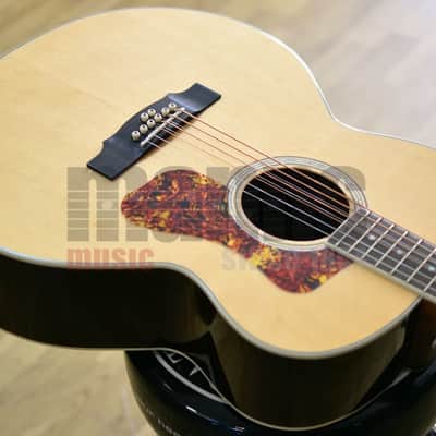 Guild Westerly Collection BT-258E Jumbo Natural Baritone 8-String Electro Acoustic Guitar image 3
