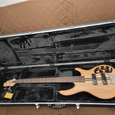 Cort A4PLUSFMMHOPN Neck Thru Construction Mahogany Body 4-String Electric Bass Guitar w/Hard Case image 25