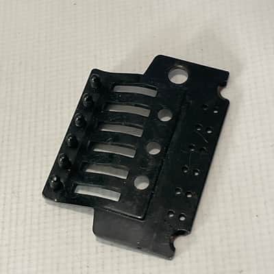 2000's Japan Jackson Licensed JT-580LP Floyd Rose Tremolo Bridge Black Base Plate image 7