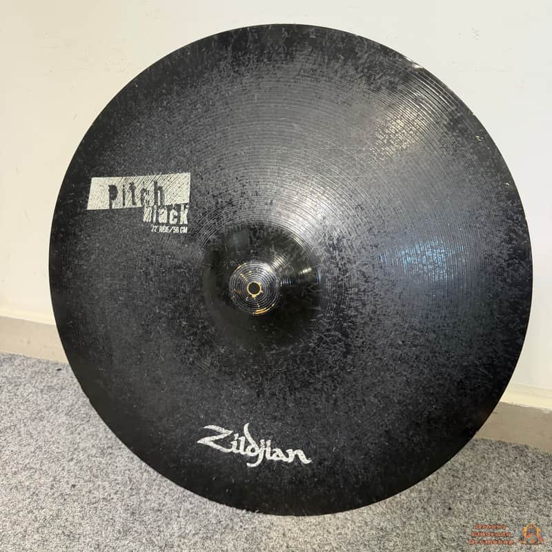 Zildjian Pitch Black 22” Ride Cymbal image 1
