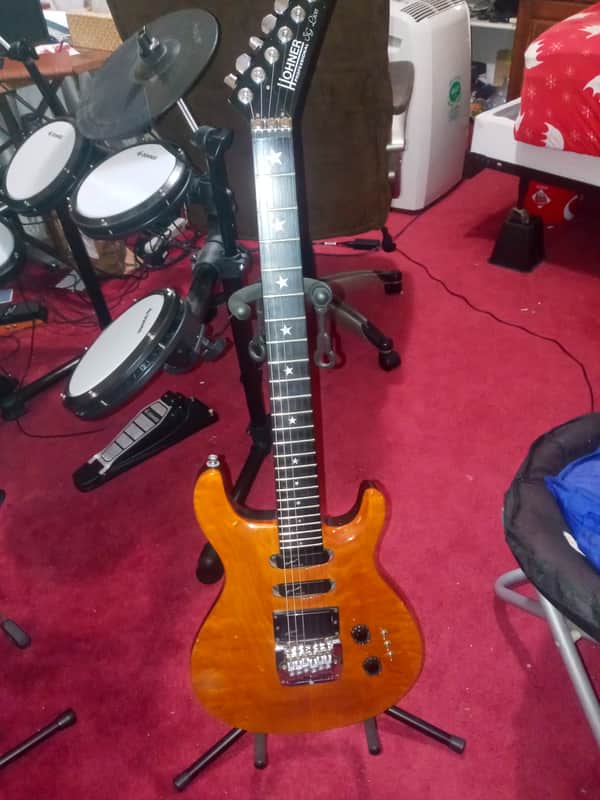 Hohner Professional SG Lion 1987-1994 - Amber flame maple image 1