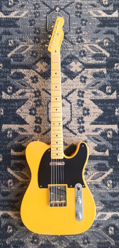 Nash T-52 - Boat V Neck - Lollar Pickups - 2005 - Light Aging Butterscotch Blonde image 1