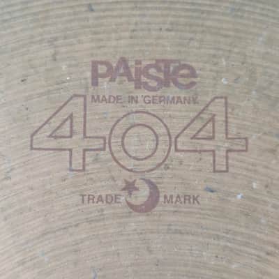 Paiste 404 18" Crash 1280g Vintage German Cymbal image 5