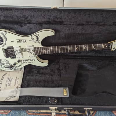 ESP KH-2 Ouija Kirk Hammett Signature 2009 - White with Ouija Graphic image 4