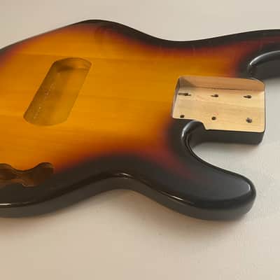 Handmade 5 String Stingray "Classic" Bass Body 2023 - Sunburst image 6