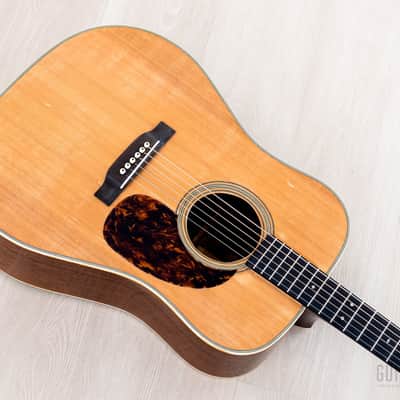 1951 Martin D-28 Vintage Dreadnought Acoustic Guitar, Martin Factory Serviced w/ Case image 11