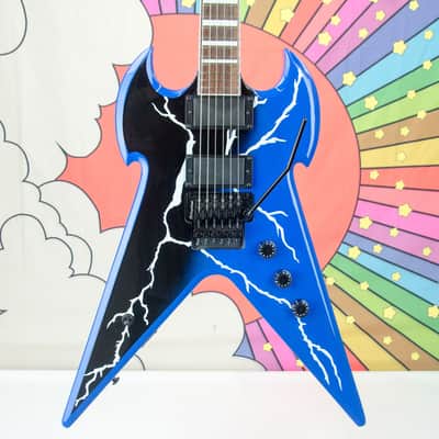 Used Firefly FFZVX Pro Zakk Wylde Warhammer Style Electric Guitar, Thunder Bolt Finish image 1