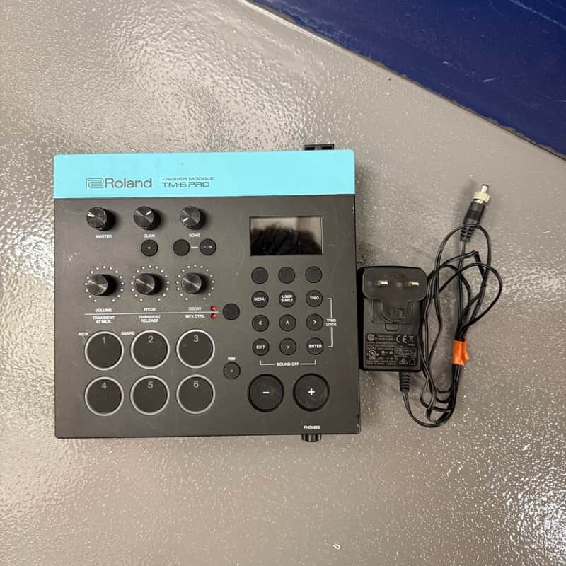 Roland TM-6 Pro Drum Trigger Module 2018 - 2020 - Black/Blue image 1