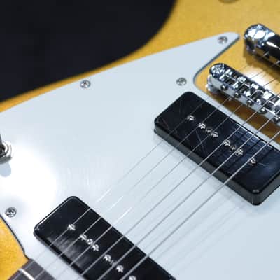 Eastwood Guitars Stormbird Gold Solid Basswood Body El. Guitar w/Bag #1301087 image 11