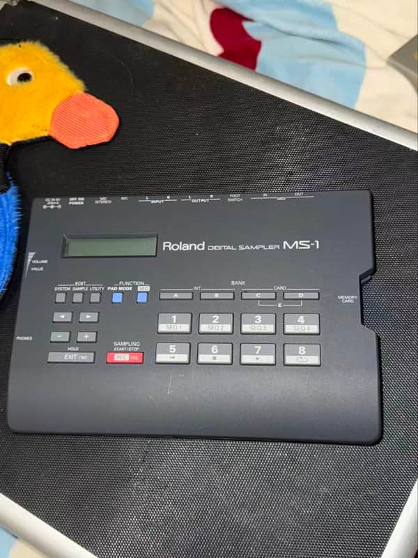 Roland MS-1 Digital Sampler 1990s - Black image 1