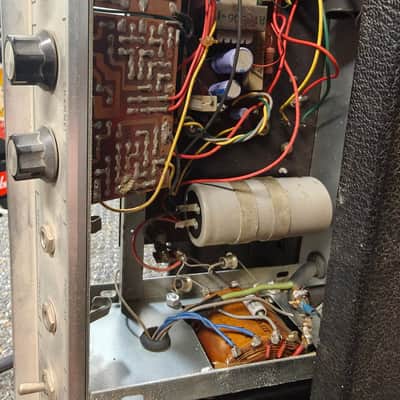 Univox Lafayette Guitar Amp Head 1960s - Silver image 12