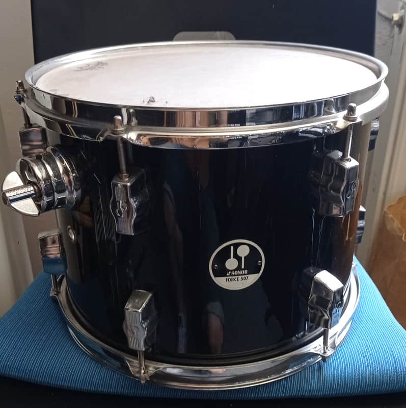 Sonor Force 507 Tom Tom 12" 2007 - Piano Black 🖤 image 1