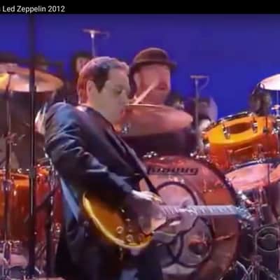 Quiet Riot, Frankie Banali's  2012 Kennedy Center Ludwig "Bonham" Amber  Vistalite Kit 14/16/18/26 image 6
