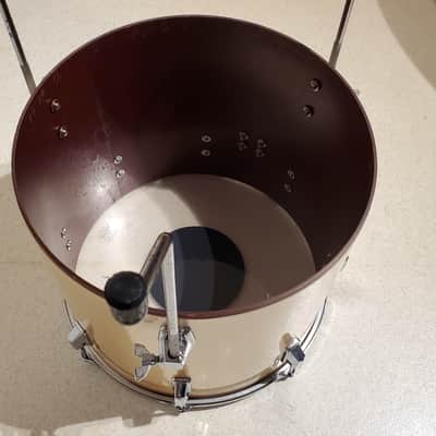 6PC VTG 1970's PEARL 22x14,16x16, 16,15,14,13 Gold Satin "Phenolic"  Concert/Power Drum Kit - Gorgeous Clean A+ image 17