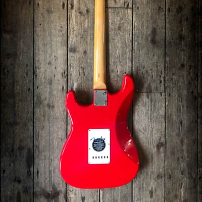 2008 Fender SE Stratocaster '1962' reissue Mark Knopfler signature model in Red finish with case image 12