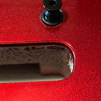 2008 Charvel USA San Dimas 2H Metallic Red Stratocaster Style Guitar Body Floyd Ready image 7