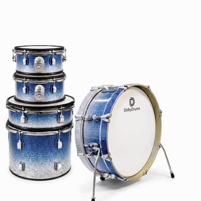 Dolby Dual Core Hybrid Shell Pack Blue Electronic Drum for Roland Alesis image 1