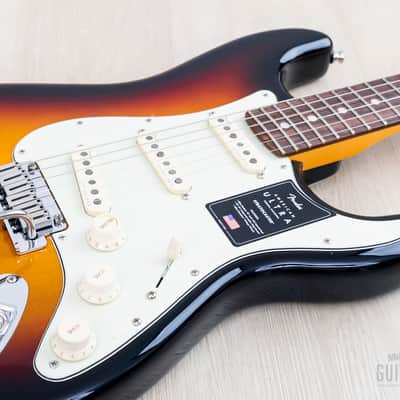2024 Fender American Ultra Stratocaster Ultraburst, Near-Mint w/ Case, Hangtags image 6
