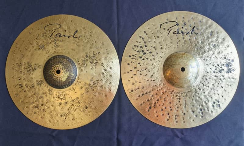 Paiste Dark Energy Light Dark Hats 14" image 1