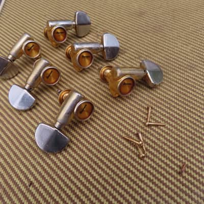 IBANEZ ARTIST 300 SERIES 1978 GOLD MACHINE HEAD RARE 3-3 SIDE SET TUNERS RARE! image 1