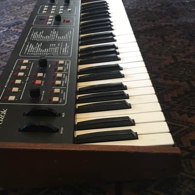 Sequential Six-Trak 49-Key 6-Voice Polyphonic Synthesizer 1984 - 1985 - Black with Wood Sides image 4