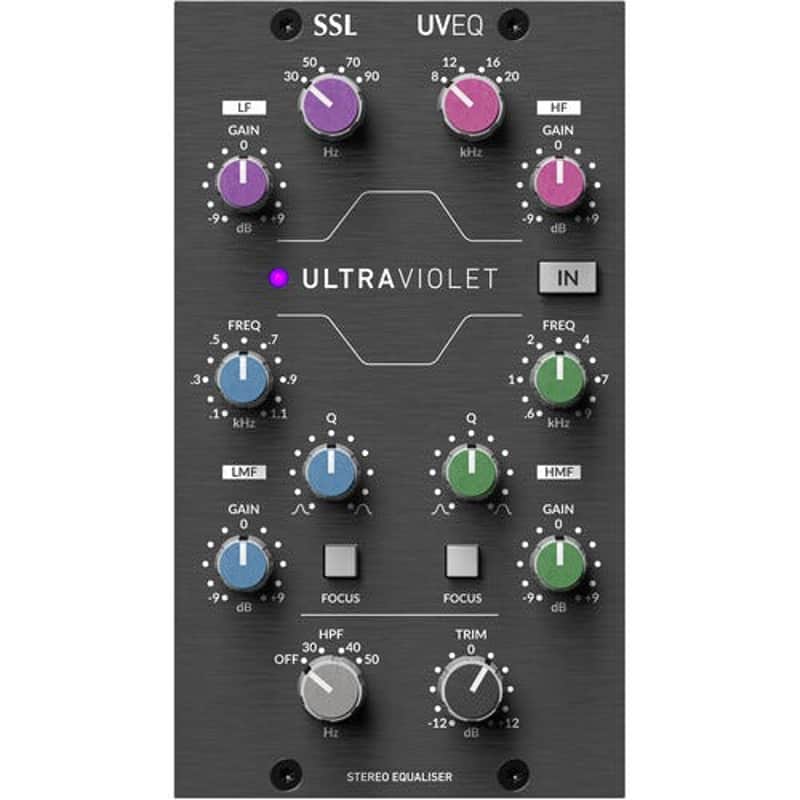 Solid State Logic 729734X1 UV EQ 500 Series UltraViolet Stereo Equalizer image 1