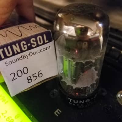 Tung-Sol 6SN7GTB tNOS AT1000 TESTED Vacuum Tube T7 tall glass dual triode 1956-1961 image 3