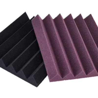 Acoustic Foam Panels (48 Pack) 2" X 12" X 12" Soundproof Fireproof Studio Wall Padding image 3