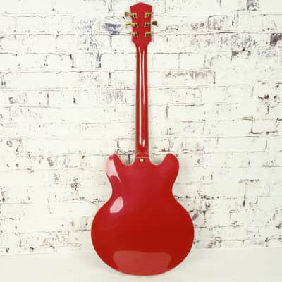 Ventura V32 "335" Style Red Mist Semi-Hollow Electric Guitar in Mint Condition image 7