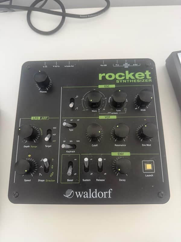 Waldorf Rocket Synthesizer 2013 - 2020 - Black image 1