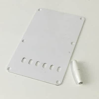 Fender American Vintage Reissue White Relic 1-Ply Strat Tremolo Cover Guitar Back Plate USA Stratocaster image 1