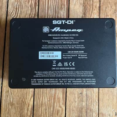 Ampeg SGT-DI Bass Preamp / DI 2023 - Present - Silver / Black image 4