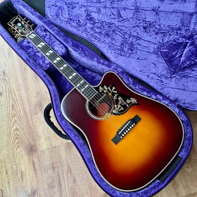 Epiphone "Inspired by Gibson Custom" Hummingbird Deluxe EC Autumn Burst image 20
