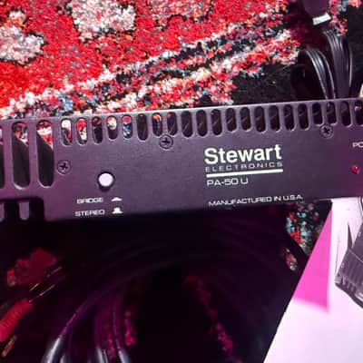 Stewart Electronics PA-50U Power Amp Made in the USA image 2