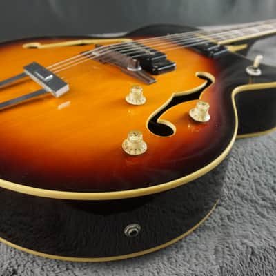 Guyatone Hollowbody Electric 1960s - Sunburst Japan Dual Pickup image 5